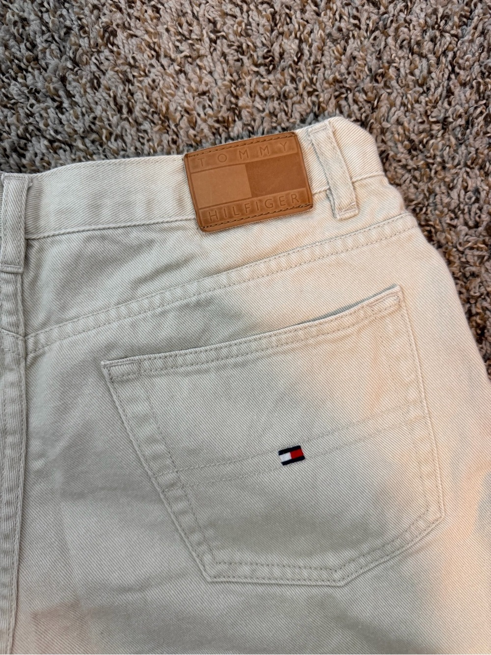 ⚡️Vintage Tommy Hilfiger Women’s Beige Jean Shorts